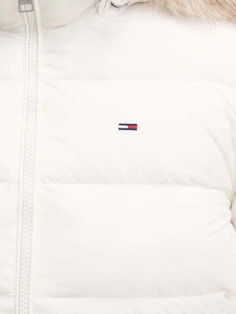 Tommy Jeans kurtka puchowa damska kolor biały DW0DW18312