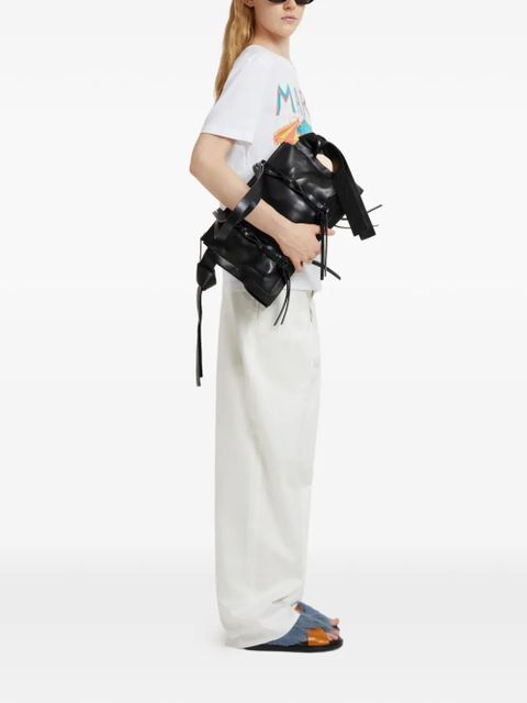 Marni postcard-print short-sleeve T-shirt - White