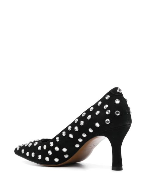 Maje 70mm rhinestoned pumps - Black