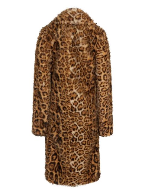 Rabanne leopard print faux-fur coat - Brown - zdjęcie produktu nr 2