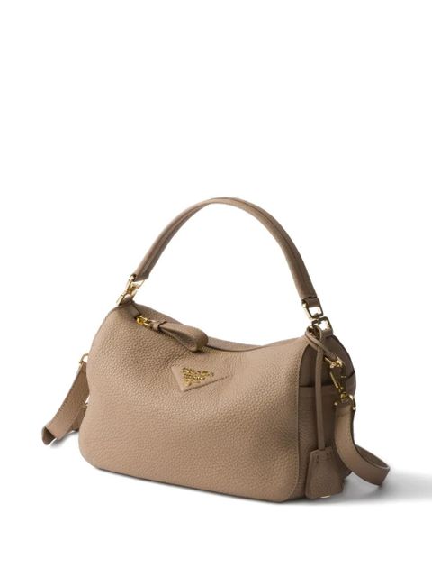 Prada leather shoulder bag - Neutrals