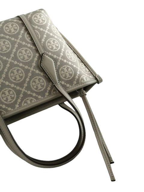 Tory Burch patterned handle tote bag - Grey - zdjęcie produktu nr 2