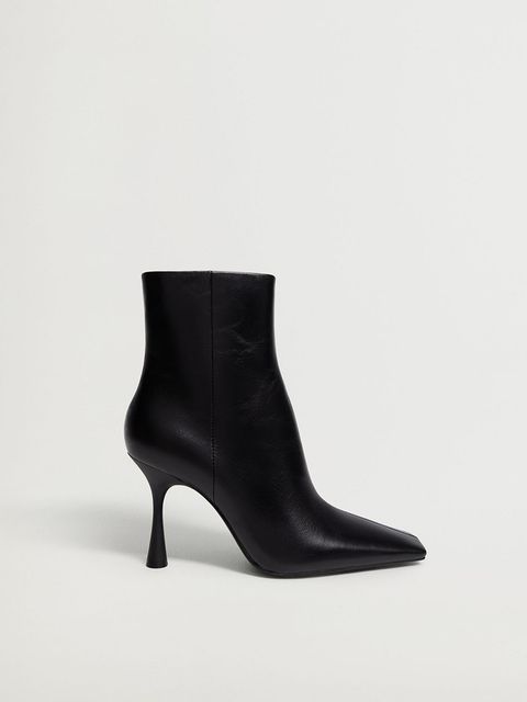 Mango - Botki skórzane MODE