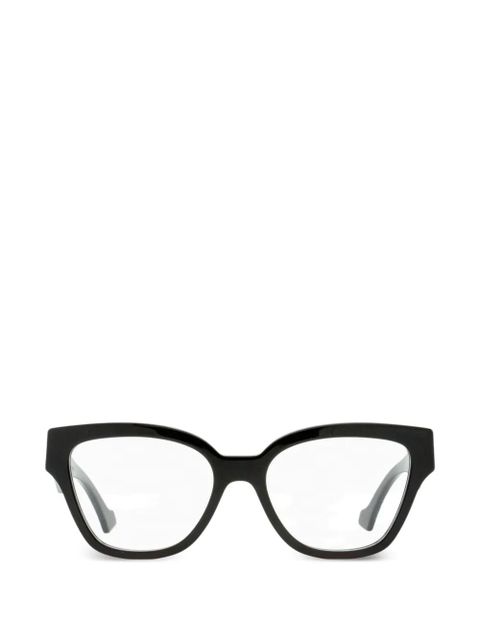 Gucci Eyewear interlocked logo square glasses - Black - zdjęcie produktu nr 1