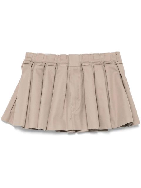 Alexander Wang pleated miniskirt - Green - zdjęcie produktu nr 1