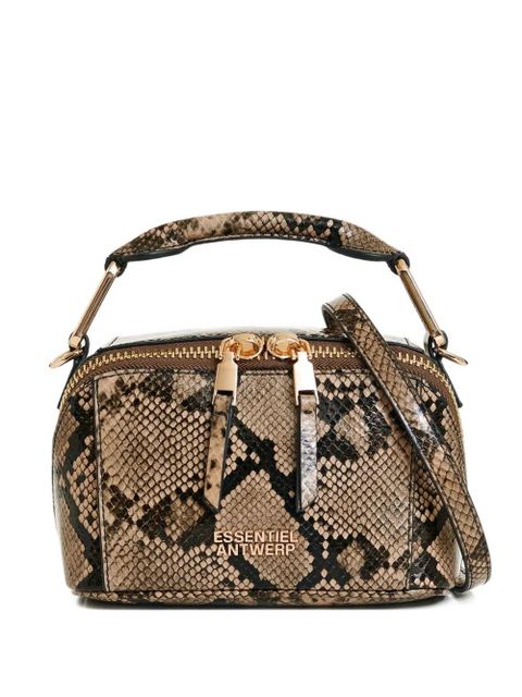 Essentiel Antwerp Irona snakeskin shoulder bag - Green - zdjęcie produktu nr 1