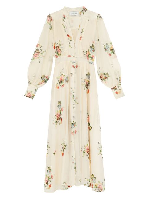 JENESEQUA - Jedwabna sukienka Annecy