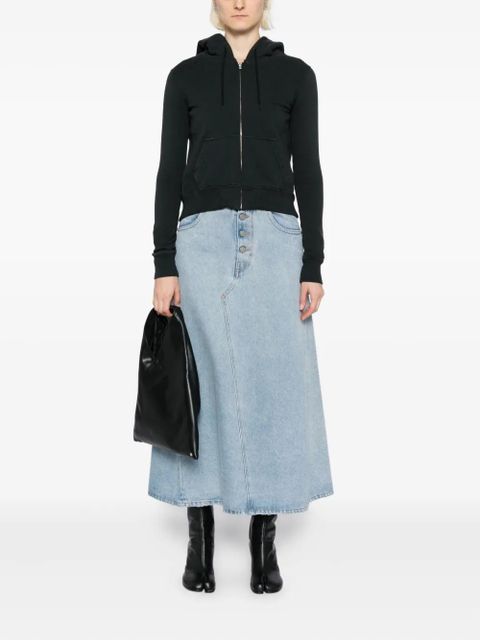 MM6 Maison Margiela logo-embroidered jacket - Grey - zdjęcie produktu nr 2