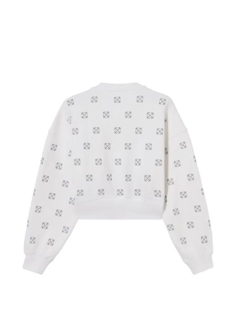 Off-White lurex Little Arrows sweatshirt - zdjęcie produktu nr 2