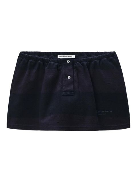 Alexander Wang elasticated-waist miniskirt - Black - zdjęcie produktu nr 1
