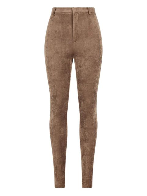 Gucci logo-plaque trousers - Brown - zdjęcie produktu nr 1