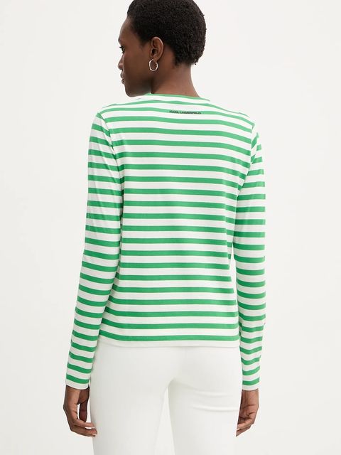 Karl Lagerfeld longsleeve bawełniany IKON