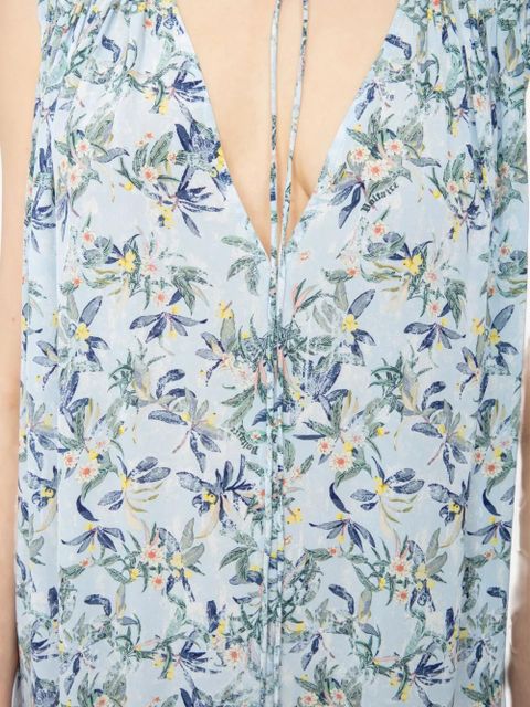 Zadig&Voltaire Rimatis mini dress - Blue