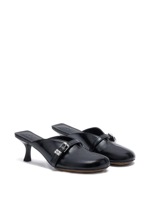 GANNI buckle heeled mules - Black - zdjęcie produktu nr 2