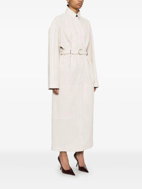 Sportmax perforated coat - Neutrals