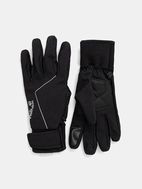 Jack Wolfskin rękawiczki REFL kolor czarny A65231 - zdjęcie produktu nr 1
