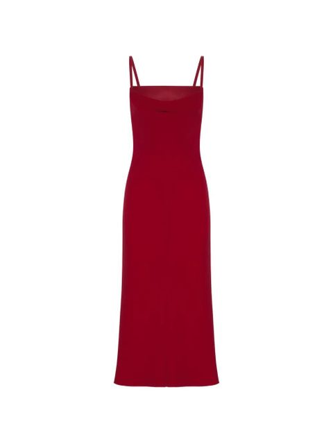 Max Mara Cady draped midi dress - Red - zdjęcie produktu nr 1