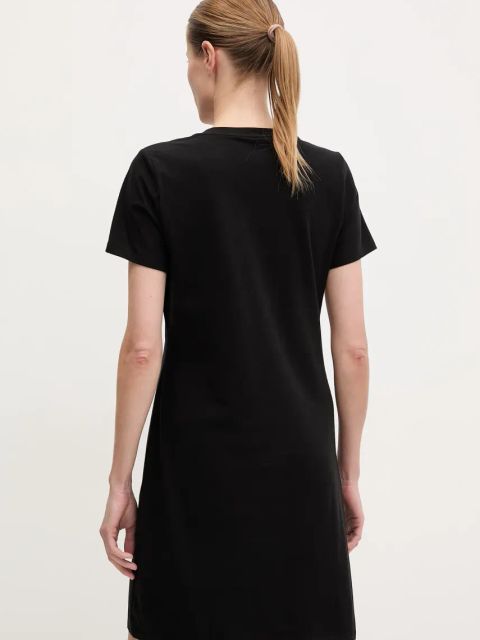 Dkny sukienka kolor czarny mini prosta DP5D4902