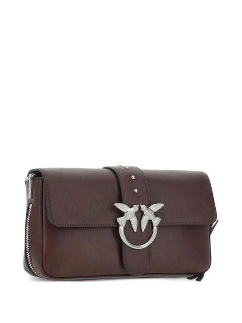PINKO Classic Love crossbody bag - Brown