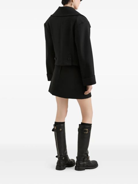 Dolce & Gabbana double-breasted cropped jacket - Black - zdjęcie produktu nr 2