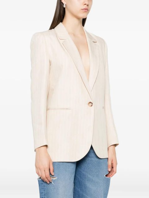 Ba&Sh Poy pinstripe single-breasted blazer - Neutrals - zdjęcie produktu nr 2