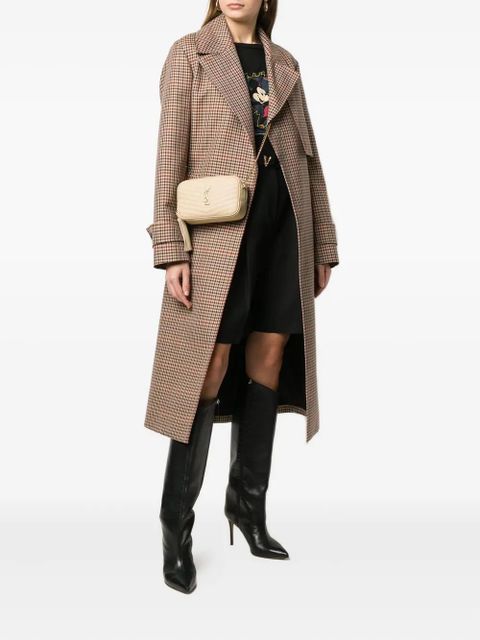 Saint Laurent quilted leather crossbody bag - Neutrals