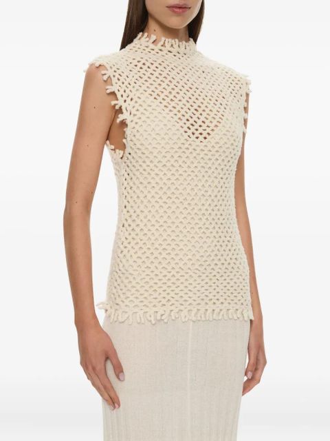 Christopher Esber Lattice knit tank maxi dress - Neutrals