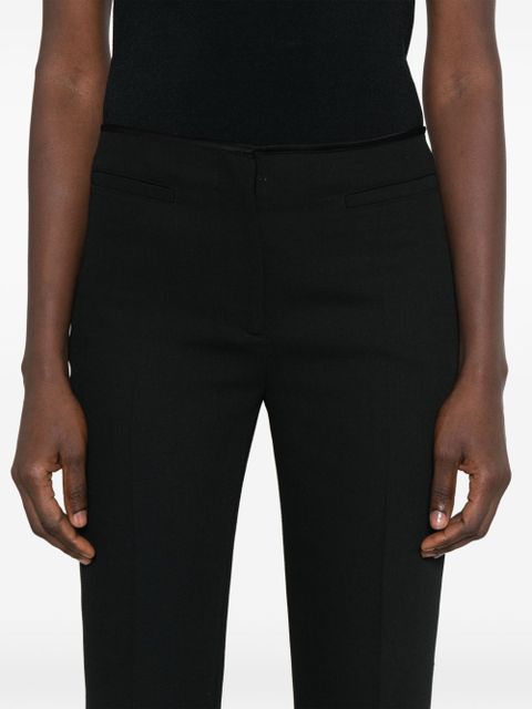 TOTEME low-rise stovepipe trousers - Black