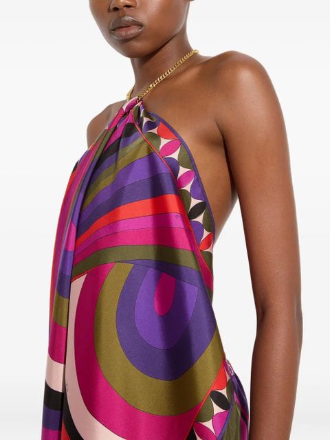 PUCCI Iride print chain top - Purple