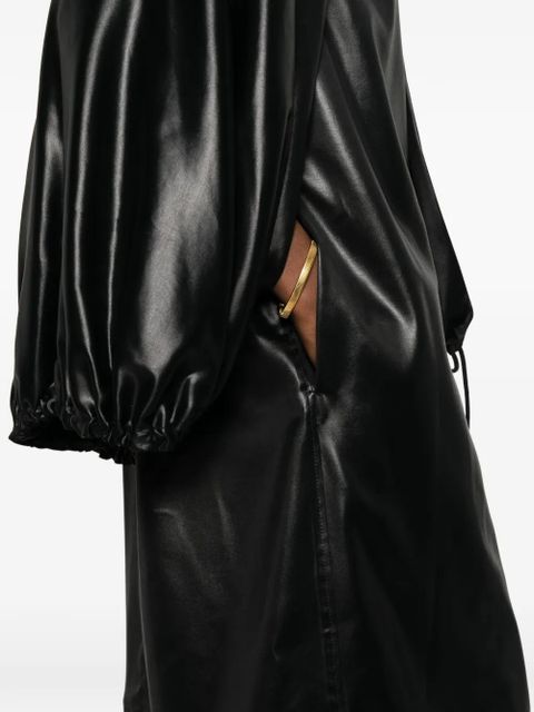 TOTEME detachable-cape coat - Black