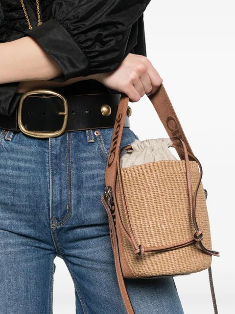 Chloé Woody bucket bag - Neutrals - zdjęcie produktu nr 2