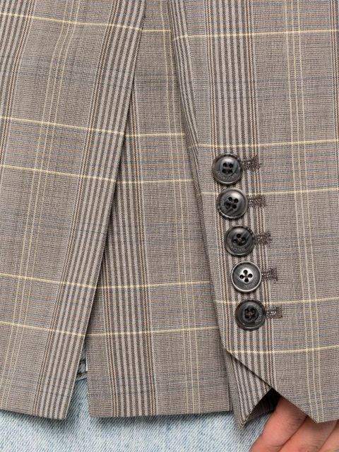 Zadig&Voltaire Vaena double-breasted blazer - Grey