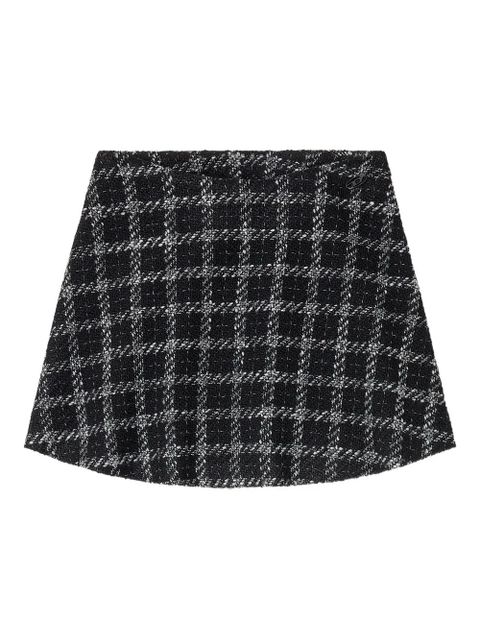 Diesel checked Gonna A-line skirt - Black - zdjęcie produktu nr 1