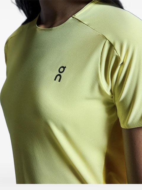On Running panelled short-sleeved performance T-shirt - Yellow