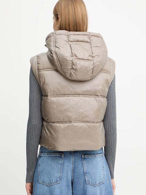 Guess bezrękawnik ERNESTINE kolor beżowy zimowy W5YL11 WHDO2