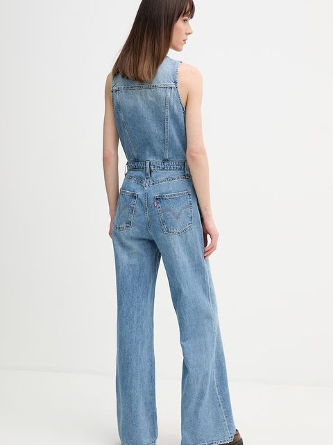 Levi's kombinezon jeansowy DNM VEST WIDELG
