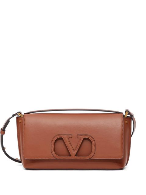 Valentino Garavani Fill Me In shoulder bag in calfskin - Brown - zdjęcie produktu nr 1