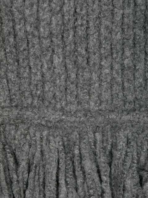 Alanui Finest cashmere-silk scarf - Grey - zdjęcie produktu nr 2