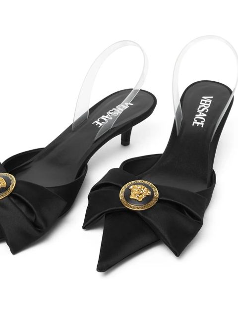 Versace Alia 45mm slingback pumps - Black - zdjęcie produktu nr 2