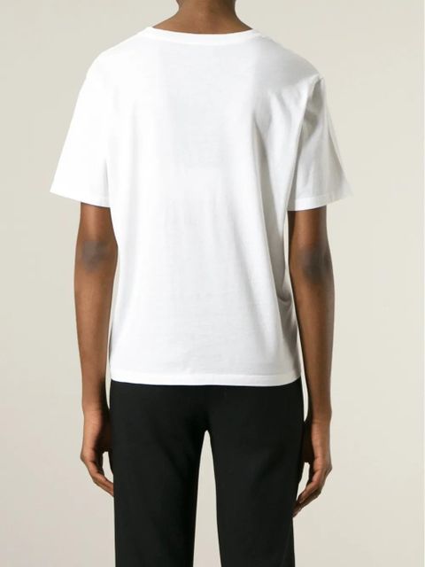 Alexander McQueen floral skull print T-shirt - White - zdjęcie produktu nr 2