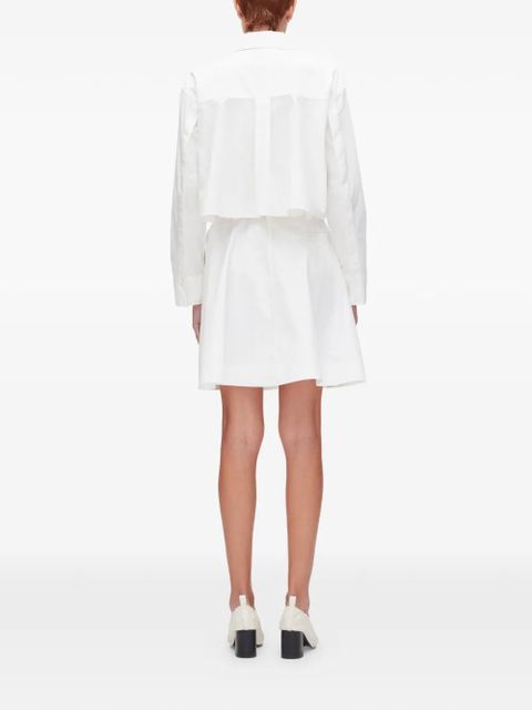 3.1 Phillip Lim belted shirt mini dress - White