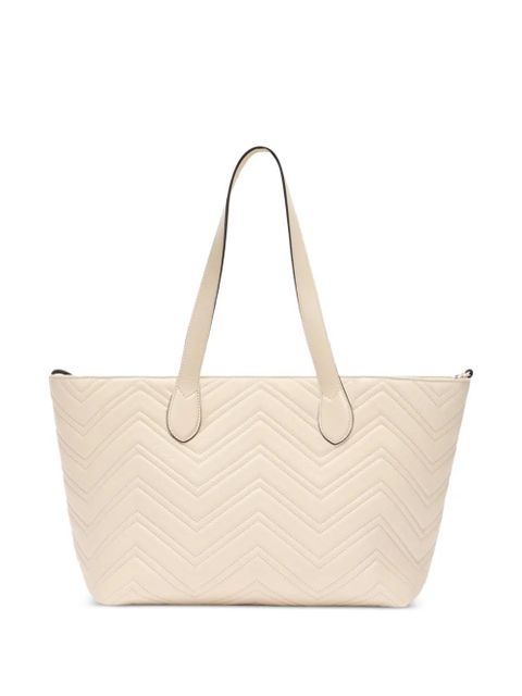 Gucci medium logo-pendant tote bag - Neutrals - zdjęcie produktu nr 2