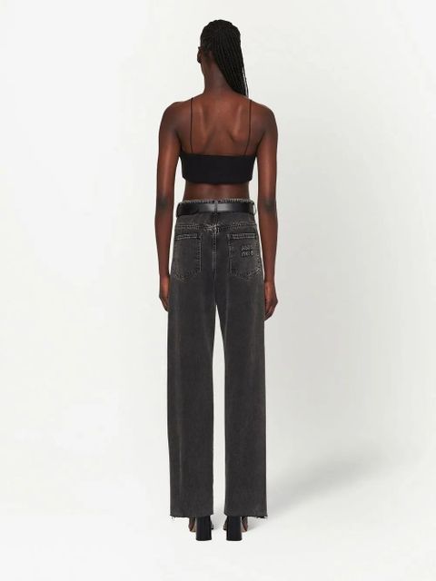 Miu Miu five pocket denim jeans - Black