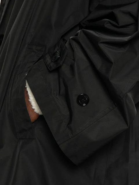 TOTEME drop-shoulder trench coat - Black