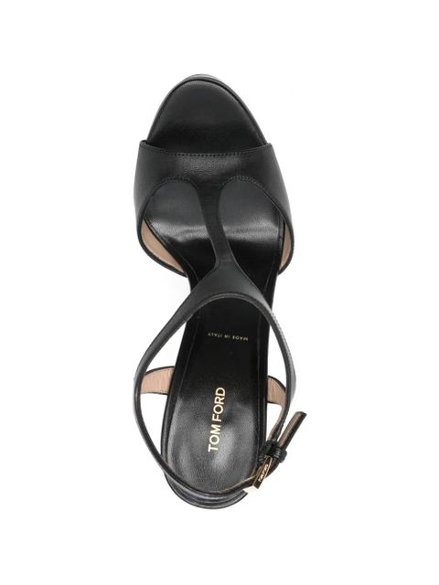 TOM FORD t-strap heeled sandals - Black