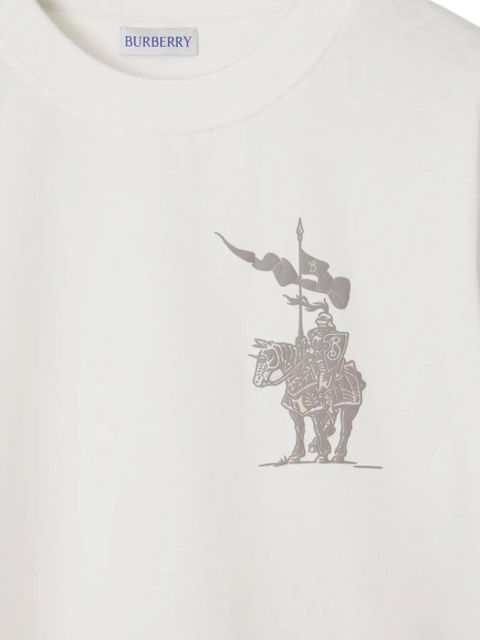 Burberry Equestrian Knight-motif T-shirt - Neutrals