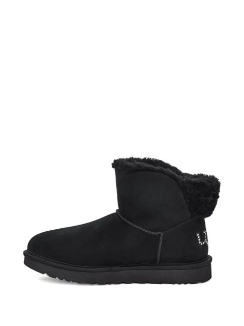 UGG crystal-embellished ankle boots - Black