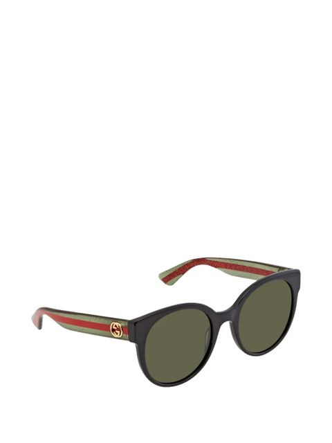 Gucci Eyewear Interlocking G round-frame sunglasses - Black - zdjęcie produktu nr 2