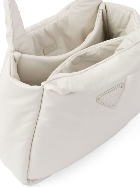 Prada medium Soft tote bag - White