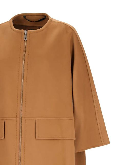 Max Mara Zahira zip-fastening coat - Brown - zdjęcie produktu nr 2